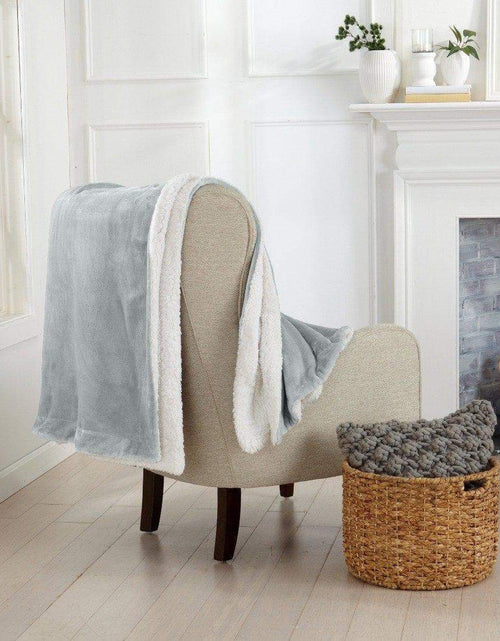 Load image into Gallery viewer, Velvet Plush Sherpa Luxury Bed Blanket - Kinsley Collection
