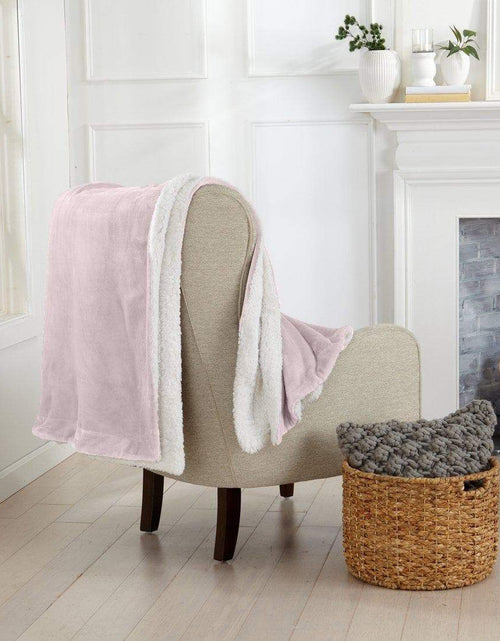 Load image into Gallery viewer, Velvet Plush Sherpa Luxury Bed Blanket - Kinsley Collection
