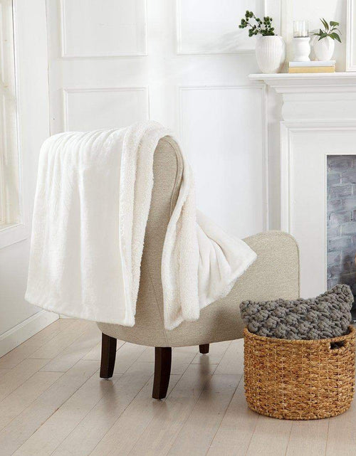 Load image into Gallery viewer, Velvet Plush Sherpa Luxury Bed Blanket - Kinsley Collection

