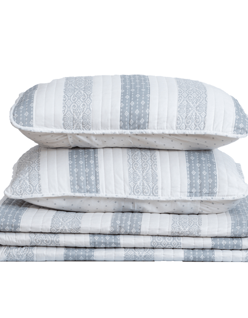 Load image into Gallery viewer, Stripe Quilt - Adele Collection
