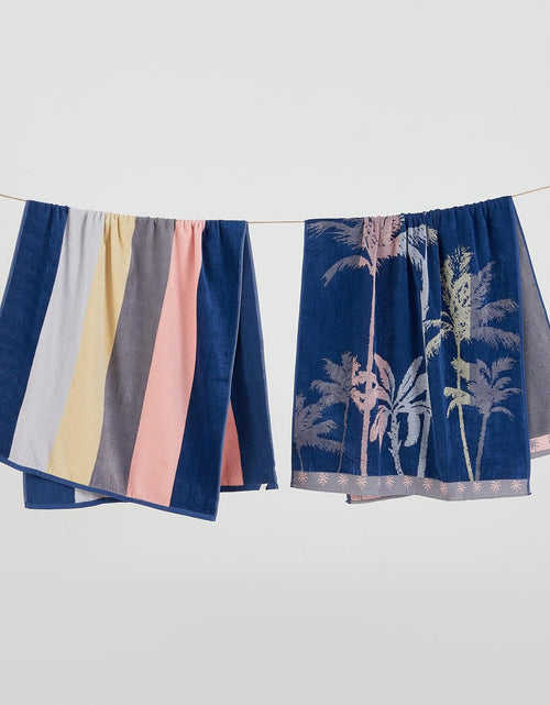 Load image into Gallery viewer, 2 Pack 100% Cotton Jacquard Beach Towels - Playa Collection
