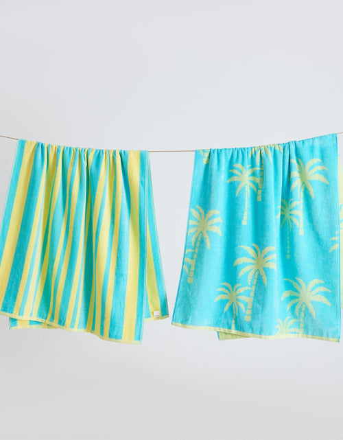 Load image into Gallery viewer, 2 Pack 100% Cotton Jacquard Beach Towels - Playa Collection
