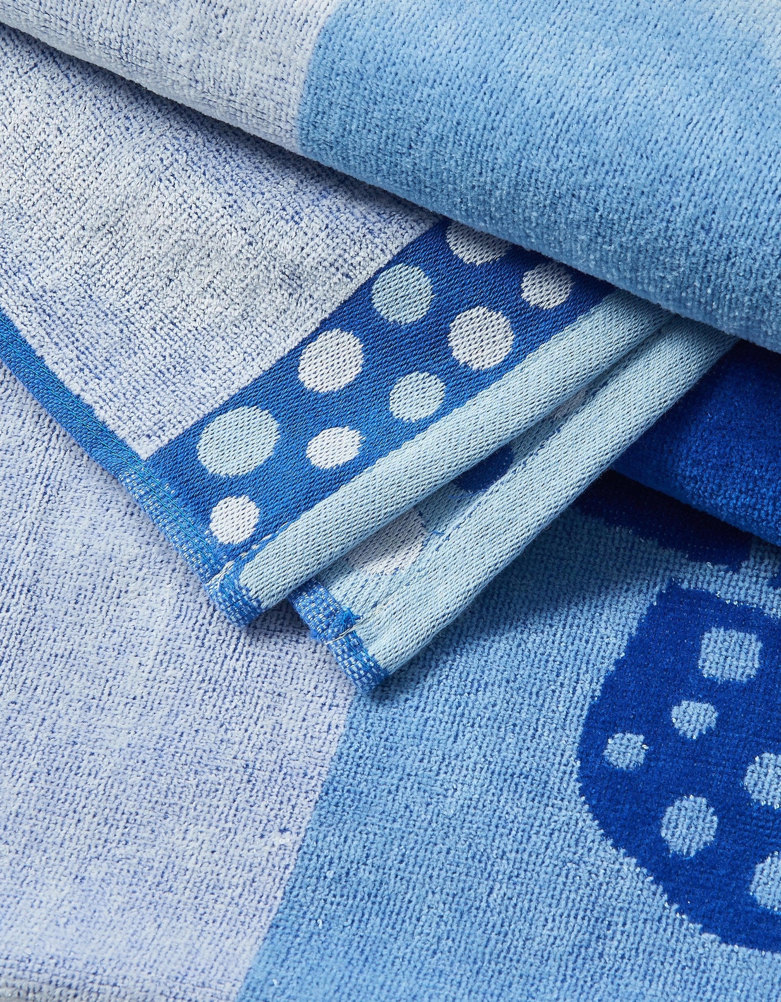 2 Pack 100% Cotton Jacquard Beach Towels - Playa Collection