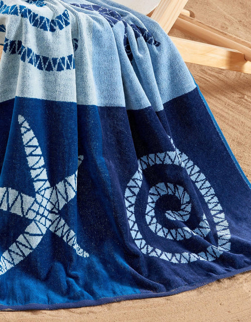 Load image into Gallery viewer, 2 Pack 100% Cotton Jacquard Beach Towels - Playa Collection
