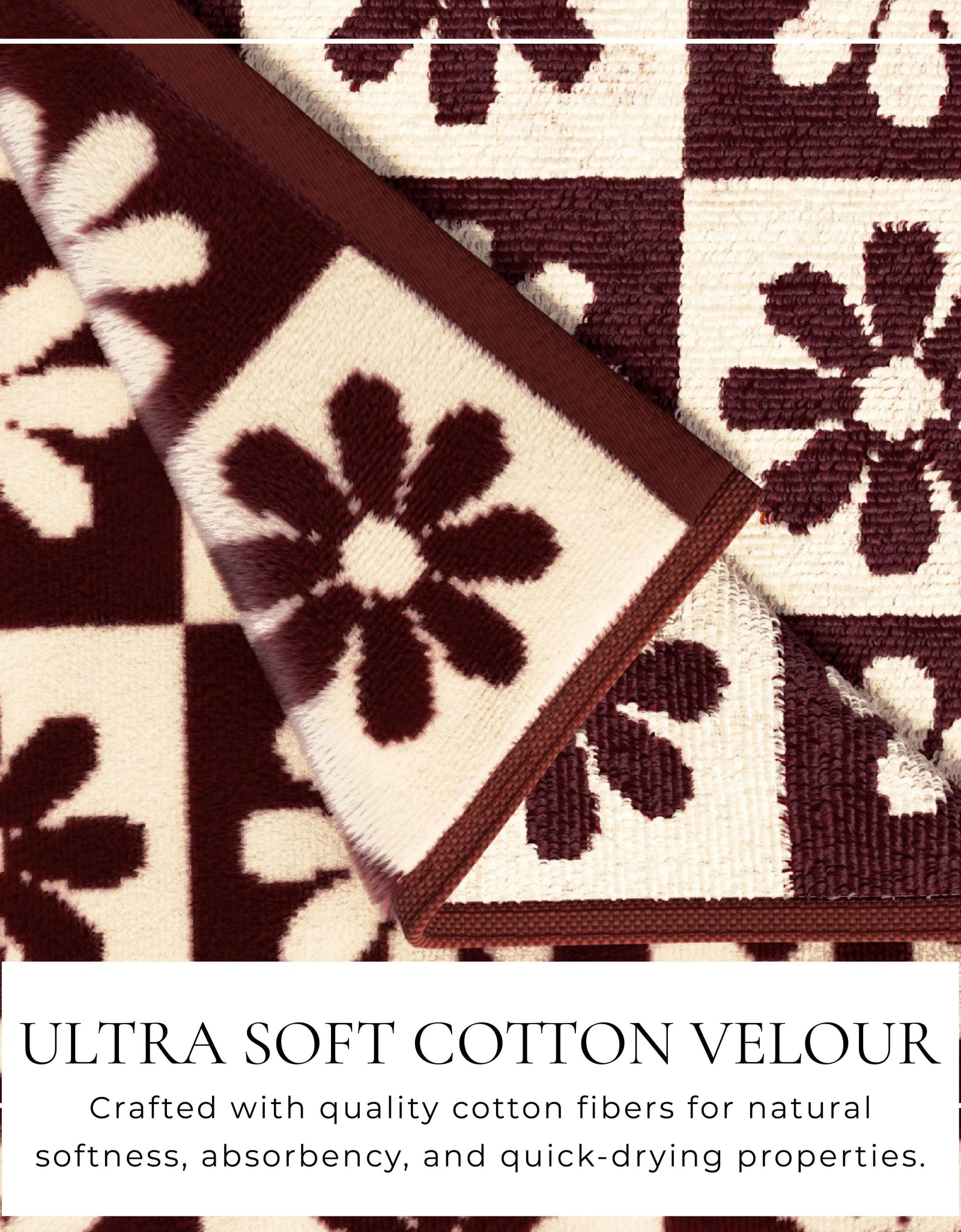 Oversized Retro Printed Beach Towel - St. Barts Collection