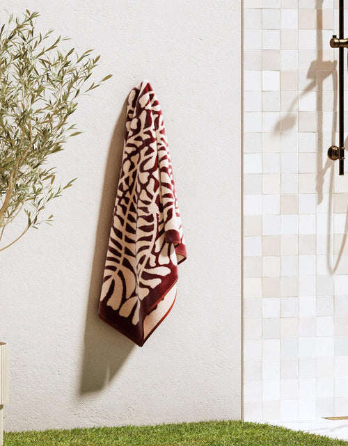 Load image into Gallery viewer, Oversized Retro Printed Beach Towel - St. Barts Collection
