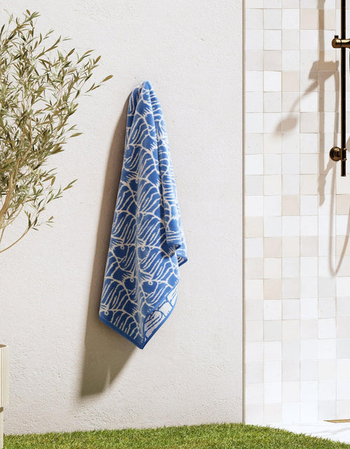 Load image into Gallery viewer, Oversized Retro Printed Beach Towel - St. Barts Collection
