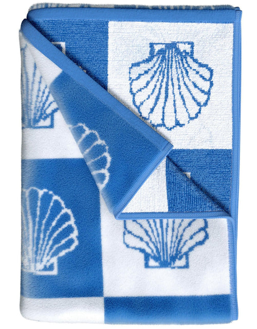Load image into Gallery viewer, Oversized Retro Printed Beach Towel - St. Barts Collection
