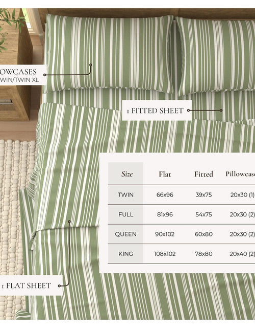 Load image into Gallery viewer, Striped Sheet Set - Elouise Collection

