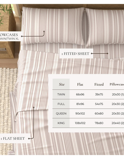 Load image into Gallery viewer, Striped Sheet Set - Elouise Collection
