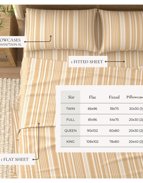 Load image into Gallery viewer, Striped Sheet Set - Elouise Collection
