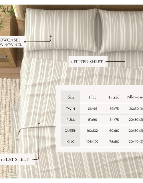 Load image into Gallery viewer, Striped Sheet Set - Elouise Collection
