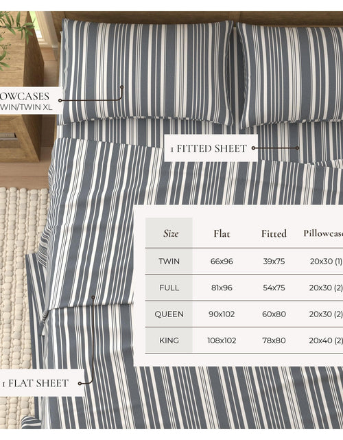 Load image into Gallery viewer, Striped Sheet Set - Elouise Collection
