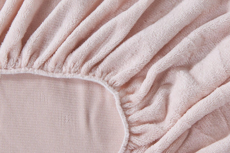 Solid Plush Fitted Sheet - Velvet Luxe Collection