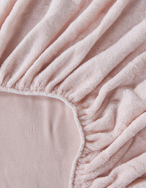Load image into Gallery viewer, Solid Plush Fitted Sheet - Velvet Luxe Collection
