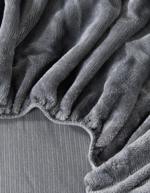 Load image into Gallery viewer, Solid Plush Fitted Sheet - Velvet Luxe Collection

