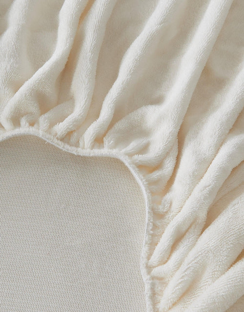 Load image into Gallery viewer, Solid Plush Fitted Sheet - Velvet Luxe Collection
