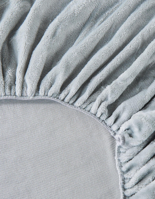 Load image into Gallery viewer, Solid Plush Fitted Sheet - Velvet Luxe Collection
