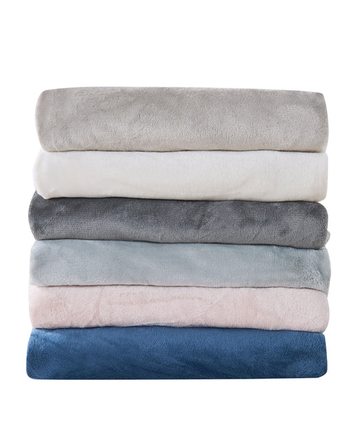 Load image into Gallery viewer, Solid Plush Fitted Sheet - Velvet Luxe Collection
