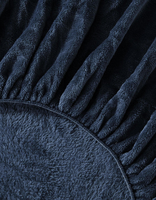Load image into Gallery viewer, Solid Plush Fitted Sheet - Velvet Luxe Collection
