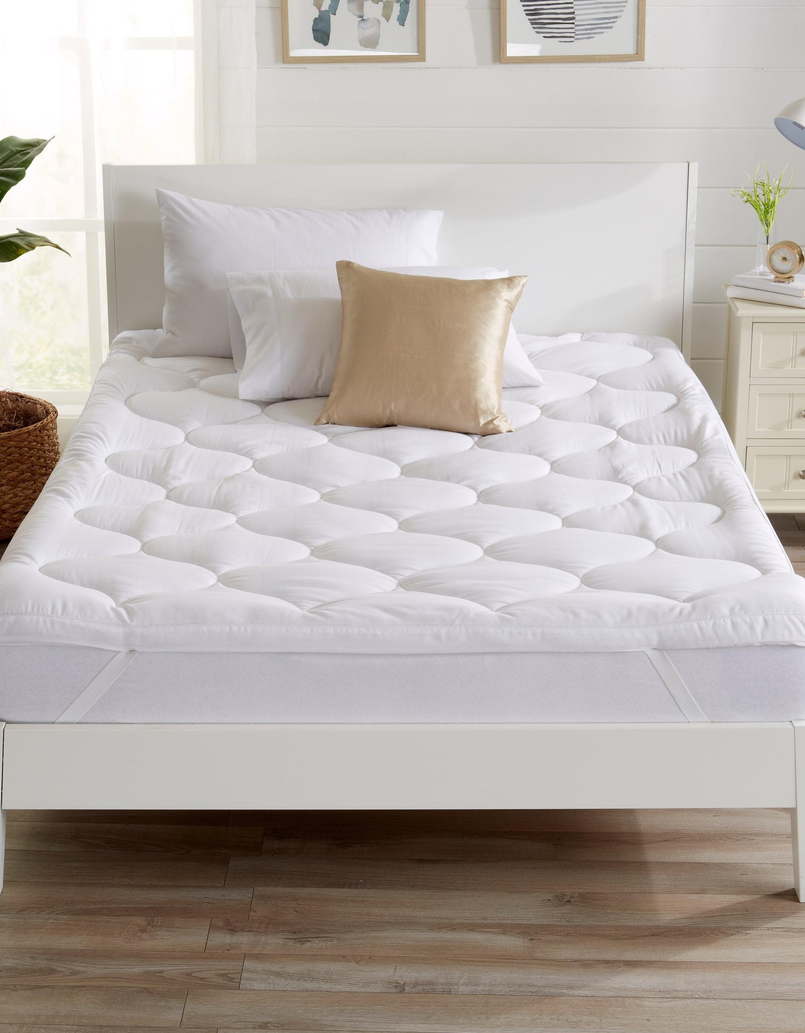 2 Inch Thick Hypoallergenic Mattress Topper - Kyla Collection