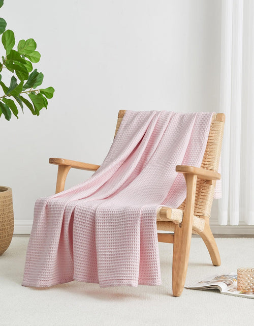 Load image into Gallery viewer, 100% Cotton Waffle Weave Blanket - Mikala Collection
