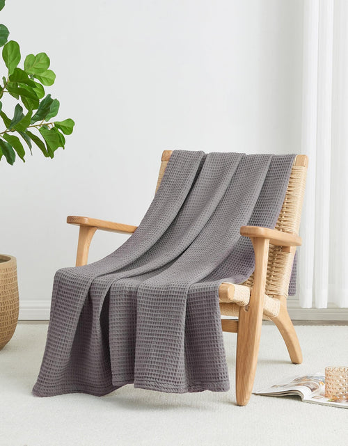 Load image into Gallery viewer, 100% Cotton Waffle Weave Blanket - Mikala Collection
