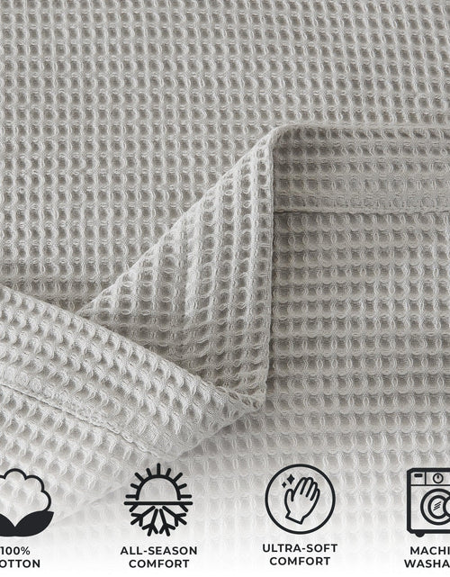 Load image into Gallery viewer, 100% Cotton Waffle Weave Blanket - Mikala Collection

