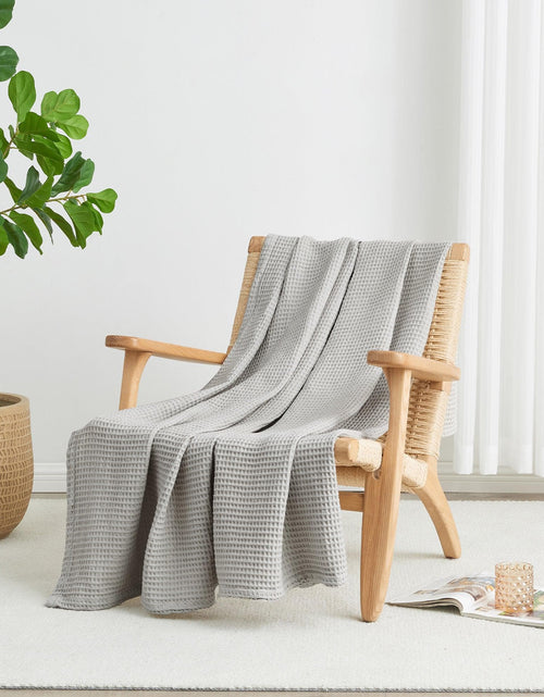 Load image into Gallery viewer, 100% Cotton Waffle Weave Blanket - Mikala Collection
