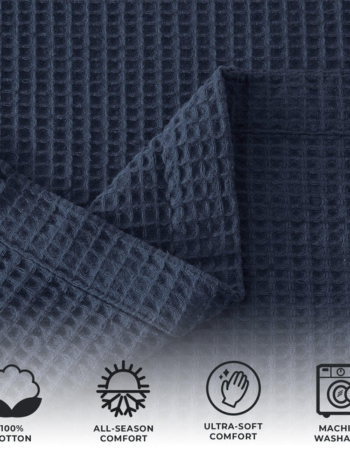 Load image into Gallery viewer, 100% Cotton Waffle Weave Blanket - Mikala Collection
