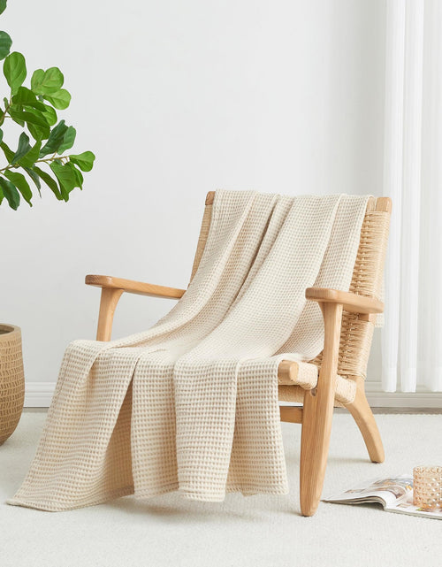 Load image into Gallery viewer, 100% Cotton Waffle Weave Blanket - Mikala Collection
