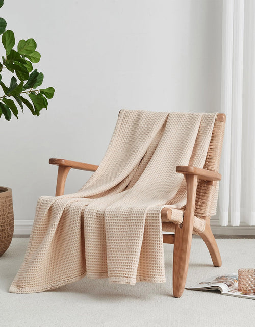Load image into Gallery viewer, 100% Cotton Waffle Weave Blanket - Mikala Collection
