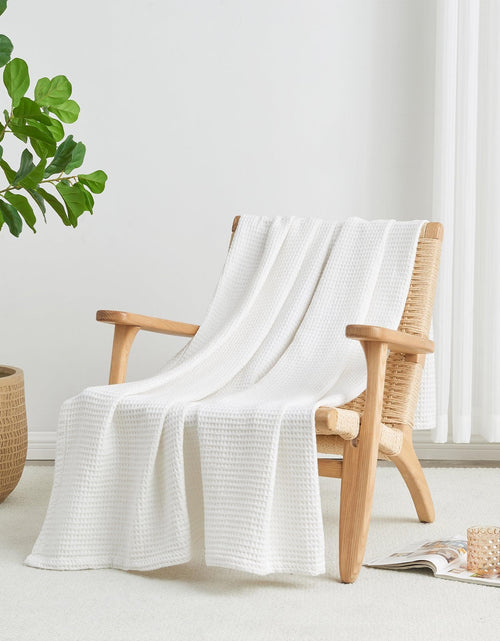 Load image into Gallery viewer, 100% Cotton Waffle Weave Blanket - Mikala Collection
