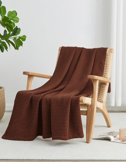 Load image into Gallery viewer, 100% Cotton Waffle Weave Blanket - Mikala Collection
