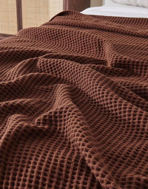 Load image into Gallery viewer, 100% Cotton Waffle Weave Blanket - Mikala Collection
