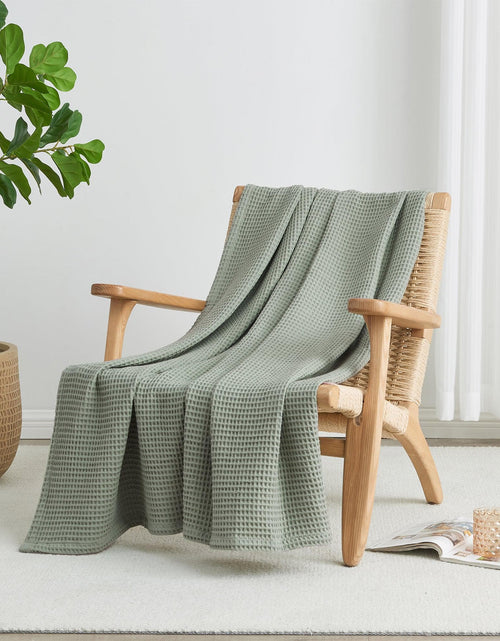Load image into Gallery viewer, 100% Cotton Waffle Weave Blanket - Mikala Collection
