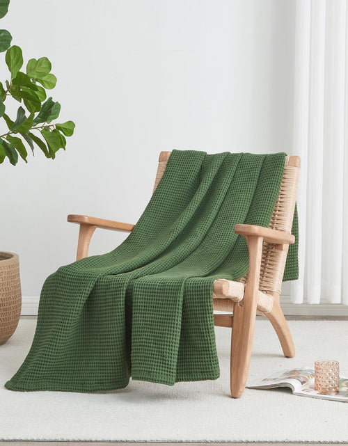 Load image into Gallery viewer, 100% Cotton Waffle Weave Blanket - Mikala Collection
