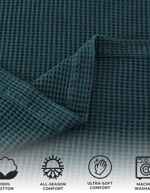 Load image into Gallery viewer, 100% Cotton Waffle Weave Blanket - Mikala Collection
