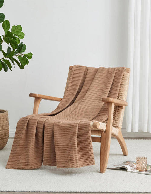 Load image into Gallery viewer, 100% Cotton Waffle Weave Blanket - Mikala Collection

