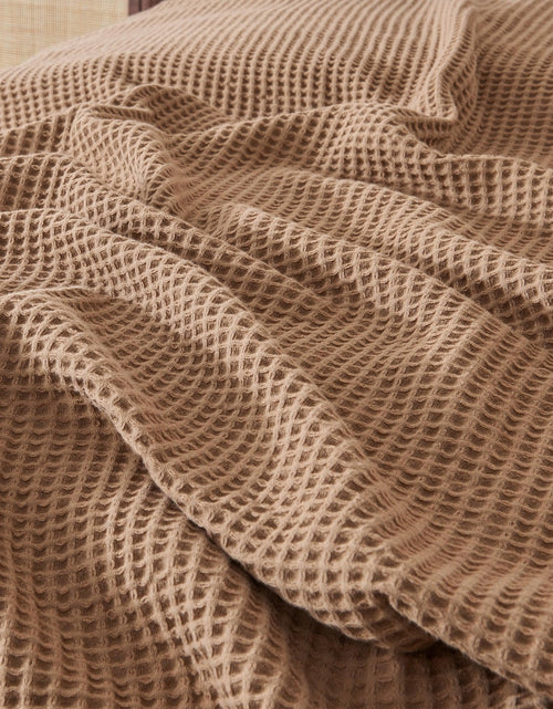 Load image into Gallery viewer, 100% Cotton Waffle Weave Blanket - Mikala Collection
