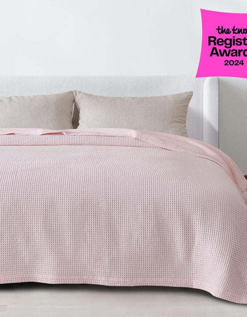 Load image into Gallery viewer, 100% Cotton Waffle Weave Blanket - Mikala Collection
