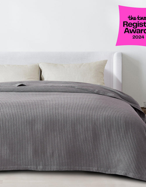 Load image into Gallery viewer, 100% Cotton Waffle Weave Blanket - Mikala Collection
