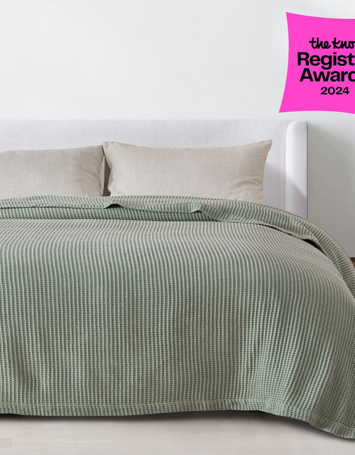 Load image into Gallery viewer, 100% Cotton Waffle Weave Blanket - Mikala Collection
