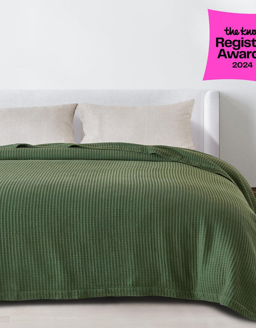 Load image into Gallery viewer, 100% Cotton Waffle Weave Blanket - Mikala Collection
