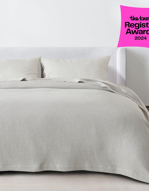Load image into Gallery viewer, 100% Cotton Waffle Weave Blanket - Mikala Collection
