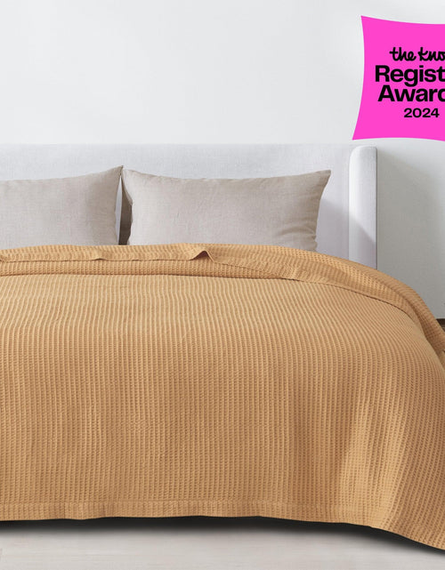 Load image into Gallery viewer, 100% Cotton Waffle Weave Blanket - Mikala Collection
