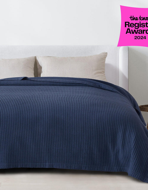 Load image into Gallery viewer, 100% Cotton Waffle Weave Blanket - Mikala Collection
