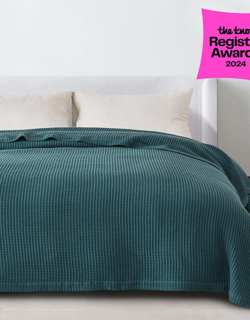 Load image into Gallery viewer, 100% Cotton Waffle Weave Blanket - Mikala Collection

