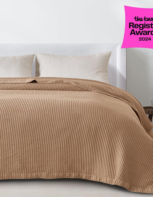 Load image into Gallery viewer, 100% Cotton Waffle Weave Blanket - Mikala Collection
