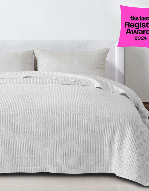 Load image into Gallery viewer, 100% Cotton Waffle Weave Blanket - Mikala Collection
